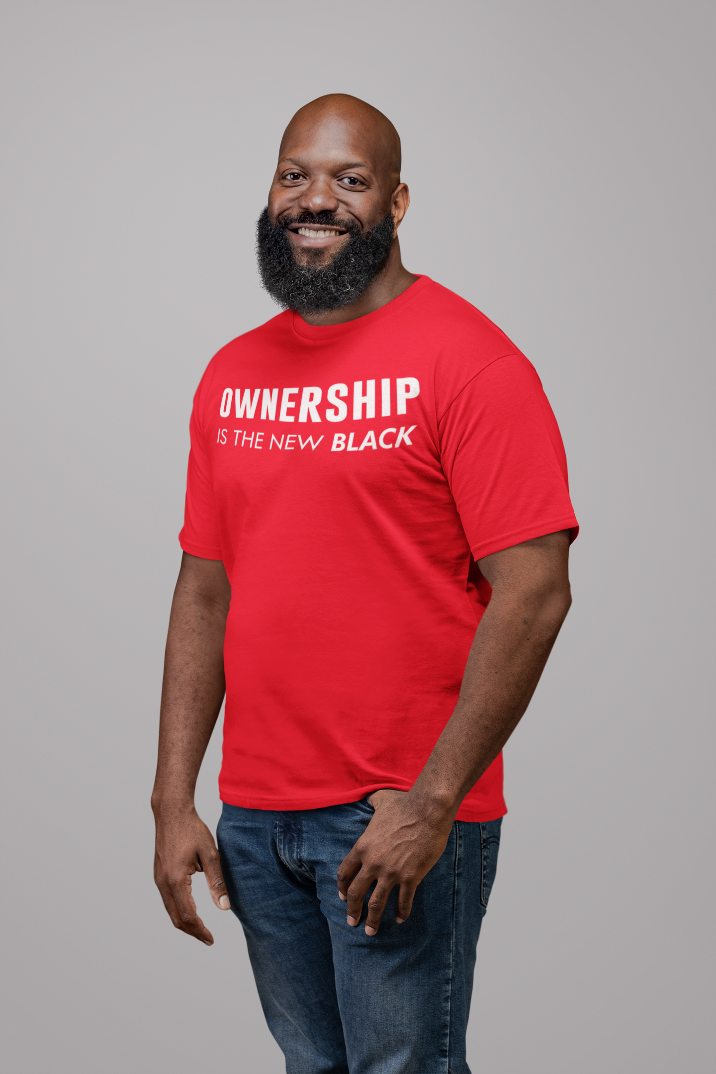 Unisex Ownership Tee (with white text)