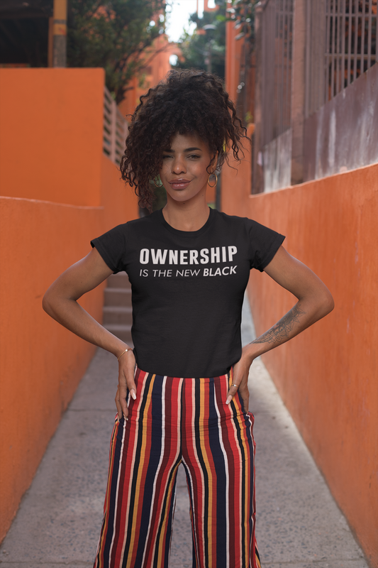 Unisex Ownership Tee (with white text)