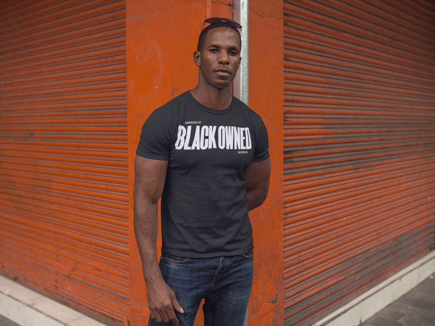 Unisex Black Owned Tee (with white text)